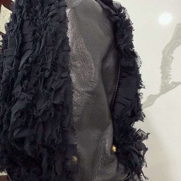 Juicy Couture silk chiffon and leather handbag - Picture 11 of 16